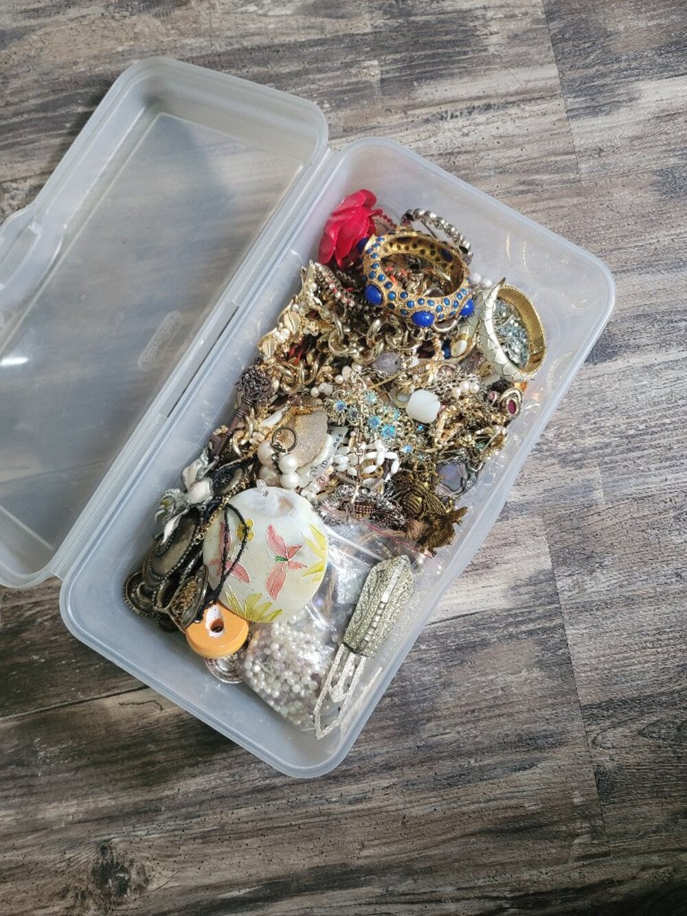 6.1lb Jewelry Lot, Junk Drawer, Craft & Harvest, Designer, Vintage, Antique
